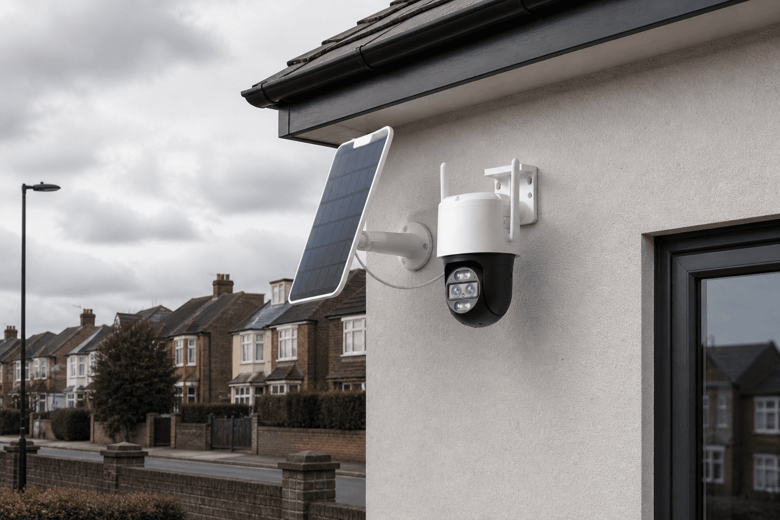 Temporary 4G solar CCTV camera
